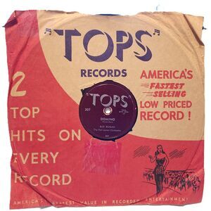 Pop 78 Bud Roman Mimi Martel - Domino / Just One More Chance on Tops V+